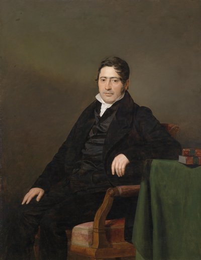 Portrait of University Professor Dr. med. Sigmund Caspar Fischer (1793-1860) by Ferdinand Georg Waldmuller